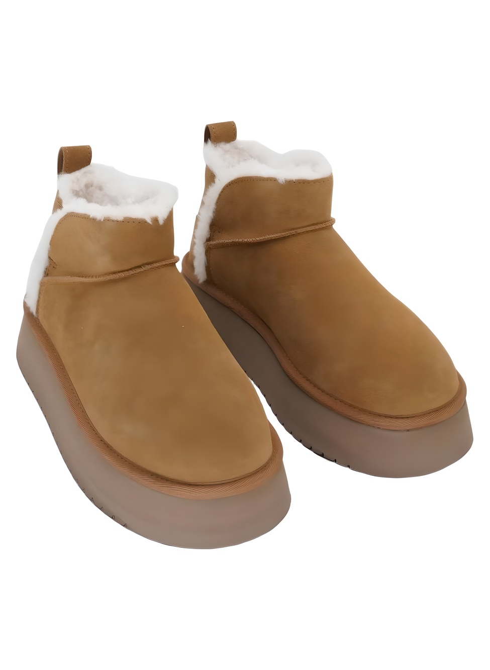 Koolaburra By UGG Koola Ultra Mini 2" Platform Boot Chestnut Brown Size 8